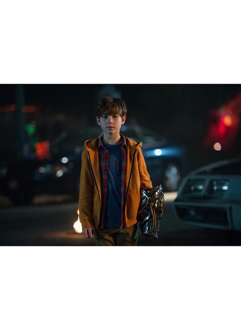 Jacob Tremblay In The Predator Movie Wall Art Canvas Print Multicolour 80x53x3.5cm