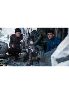 Star Trek Beyond Zachary Quinto And Sofia Boutella Wall Art Canvas Print Multicolour 80x45x3.5cm