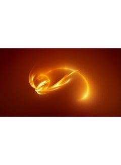 Orange Light Abstract Wall Art Canvas Print Multicolour 80x45x3.5cm