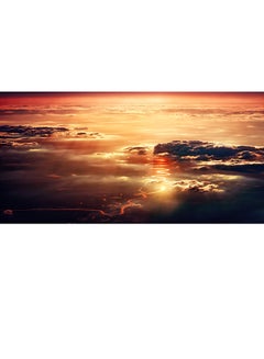 Aerial View Of Amazon RIver Wall Art Canvas Print Multicolour 80x39x3.5cm