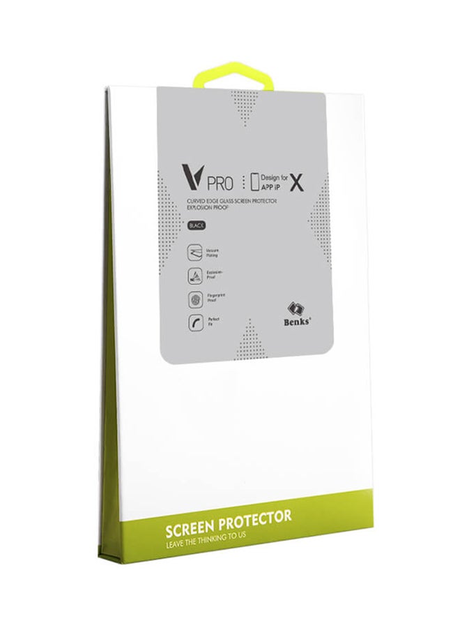 Benks V Pro Tempered Glass For Apple iPhone X Clear/Black - Image 2