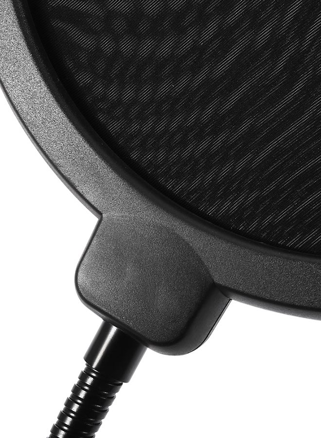 أندوير ميكروفون بطبقة مزدوجة مع فلتر منبثق أسود - Image 4