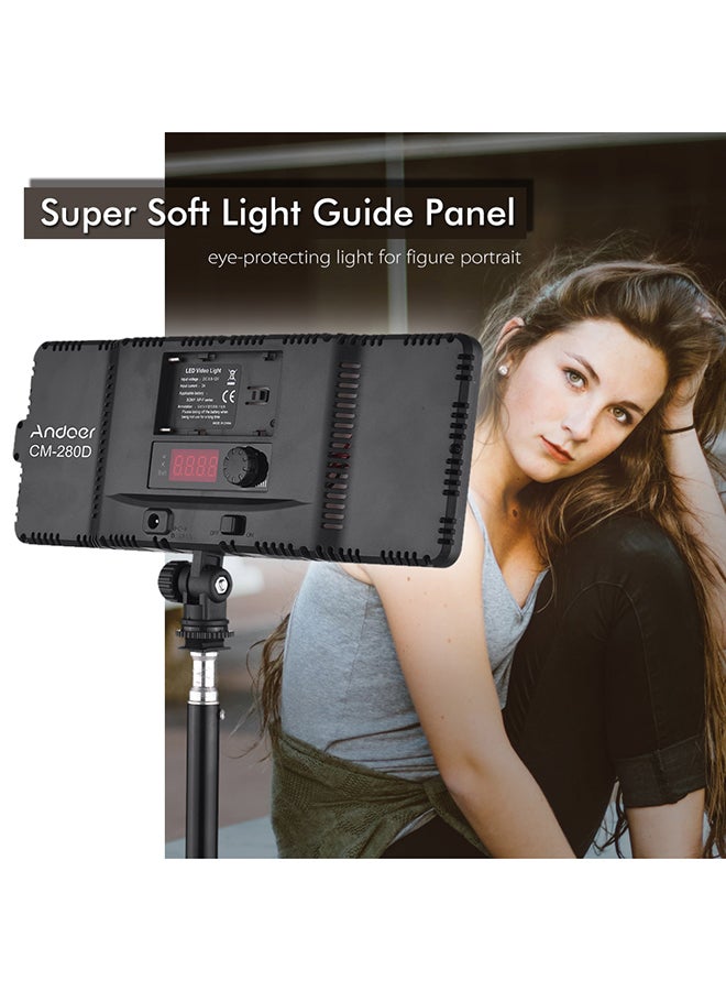 ANDOER Slim LED Video Light Panel Black/White/Silver  - Image 3