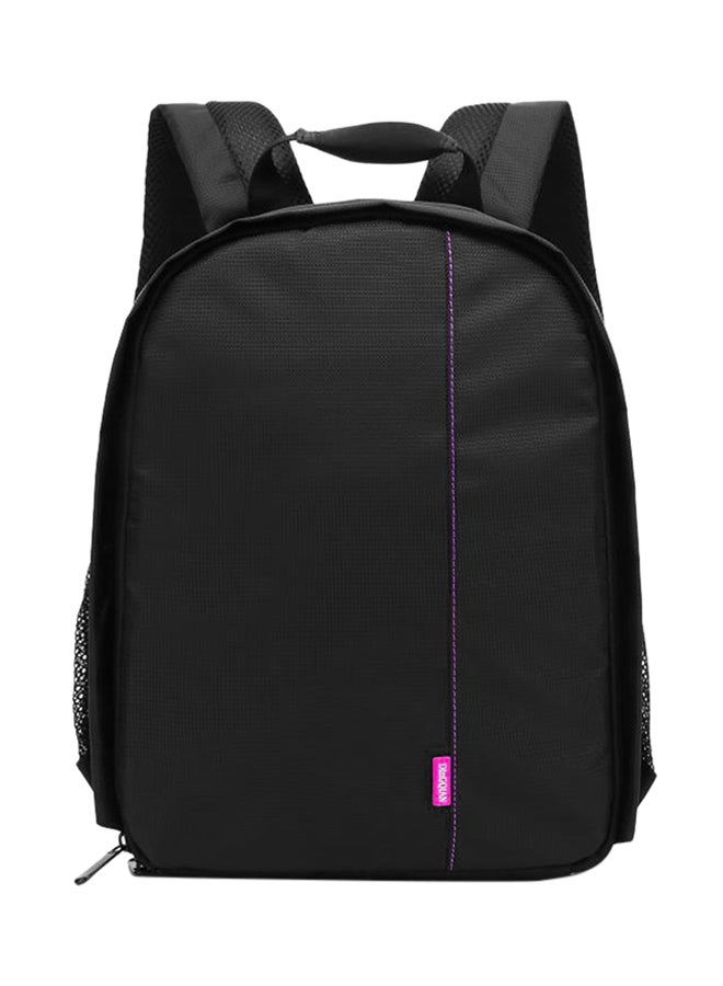 ANDOER - Multi-functional Camera Bag Dor DSLR/Camcorder Black/Purple - Image 1