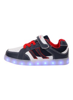 HUSK'SWARE LED Flashing Lights Low Top Sneakers Blue/White  - Image 1