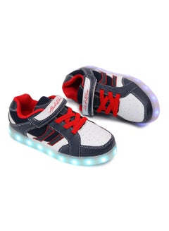 HUSK'SWARE LED Flashing Lights Low Top Sneakers Blue/White  - Image 3