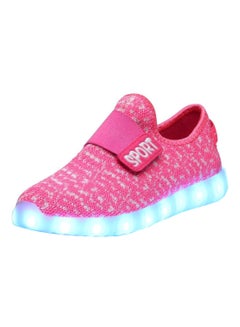 HUSK'SWARE LED Flashing Lights Low Top Sneakers Pink  - Image 1