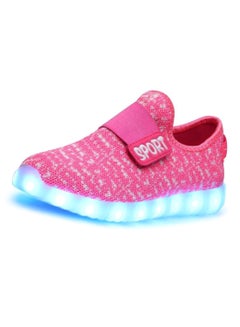 HUSK'SWARE LED Flashing Lights Low Top Sneakers Pink  - Image 2