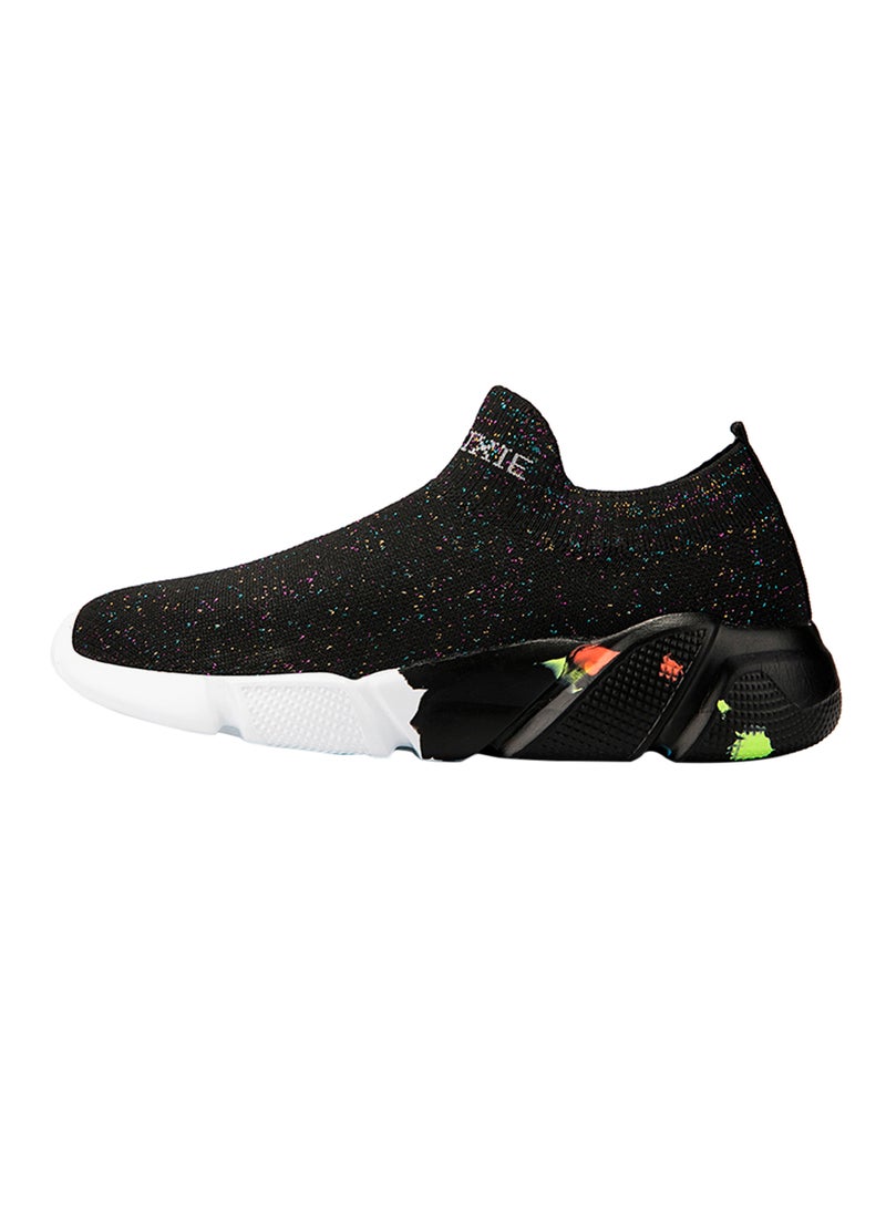 HUSK'SWARE - Pull On Low Top Sneakers Black - Image 1