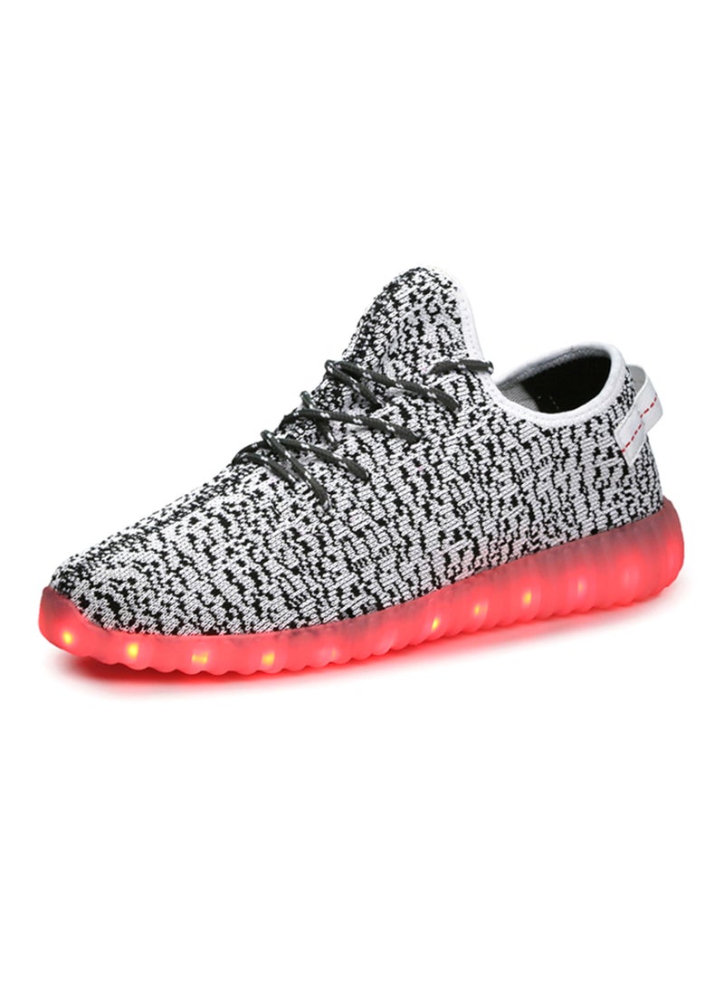 HUSK'SWARE - LED Flashing Wheeled Low Top Sneakers Grey - Image 1