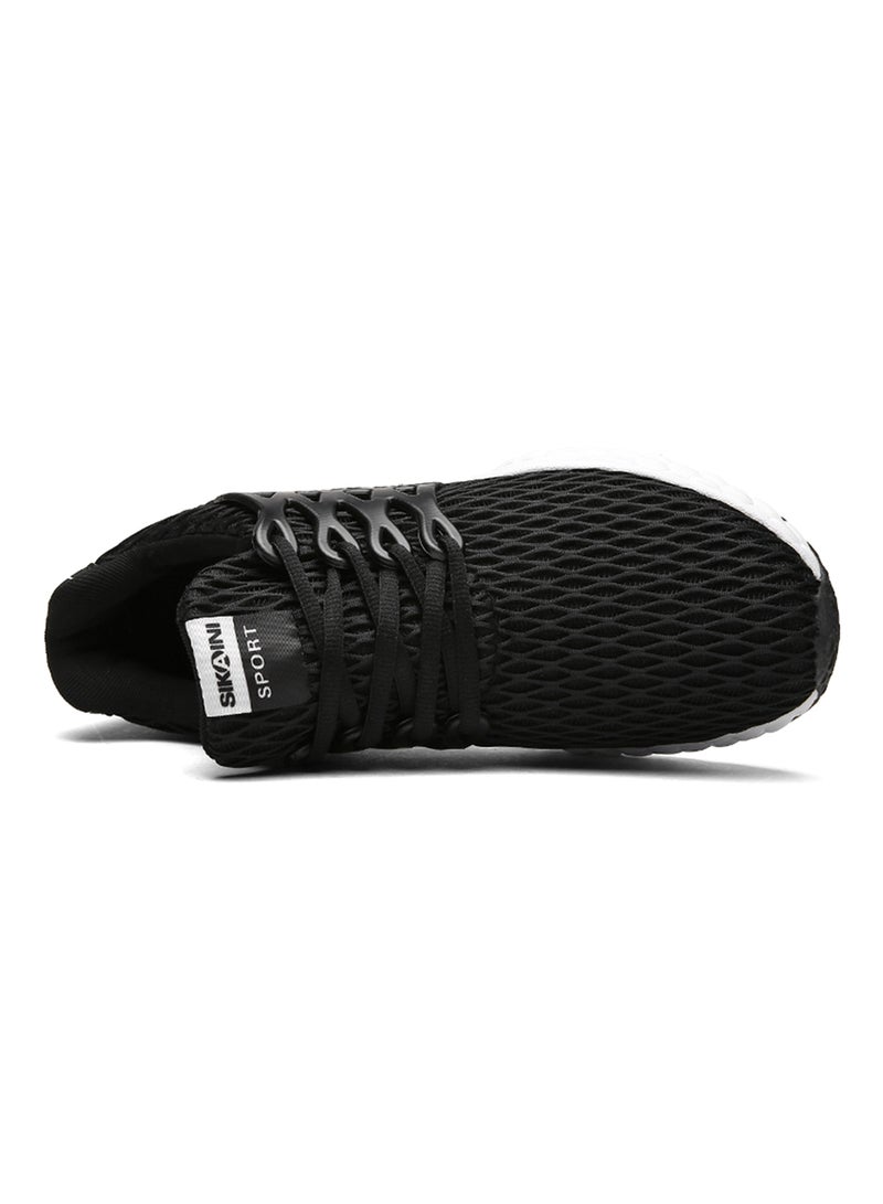 HUSK'SWARE Lace Up Trainers Black  - Image 2