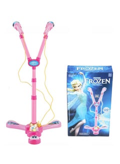 Disney FROZEN Innovative Designed Portable Lightweight Non-Toxic Light Up Twin Microphone Toy  - Image 2