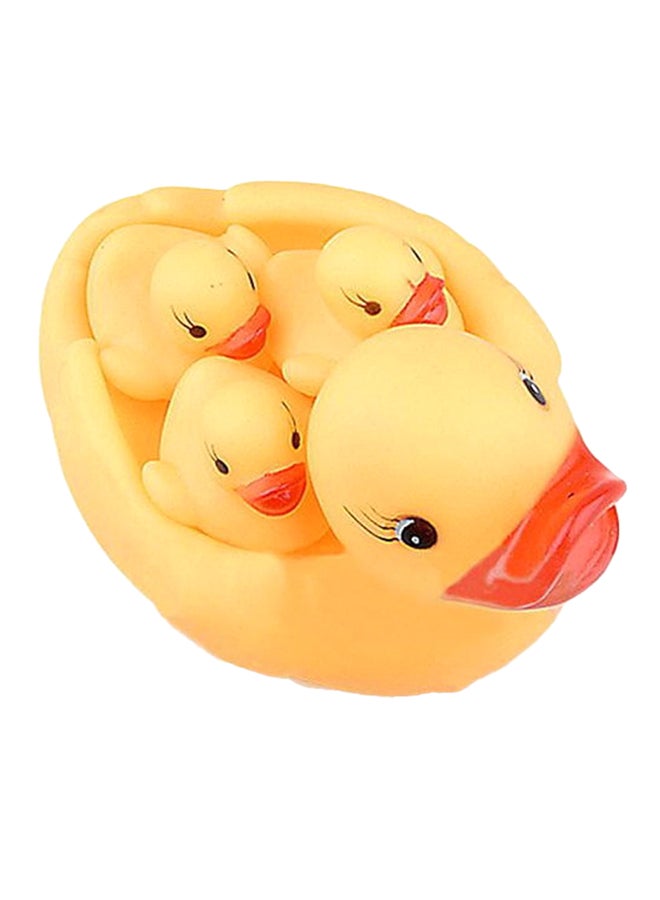 4-Piece Duck Bath Toy Set - Image 1