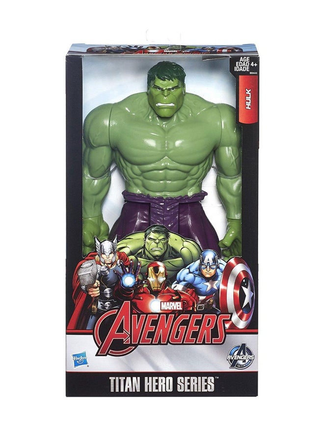 هاسبرو - جيمينج - مجسم شخصية هولك من مجموعة تايتان هيرو من سلسلة أفلام "Avengers" إنتاج مارفل طراز E7475 12بوصة - Image 1