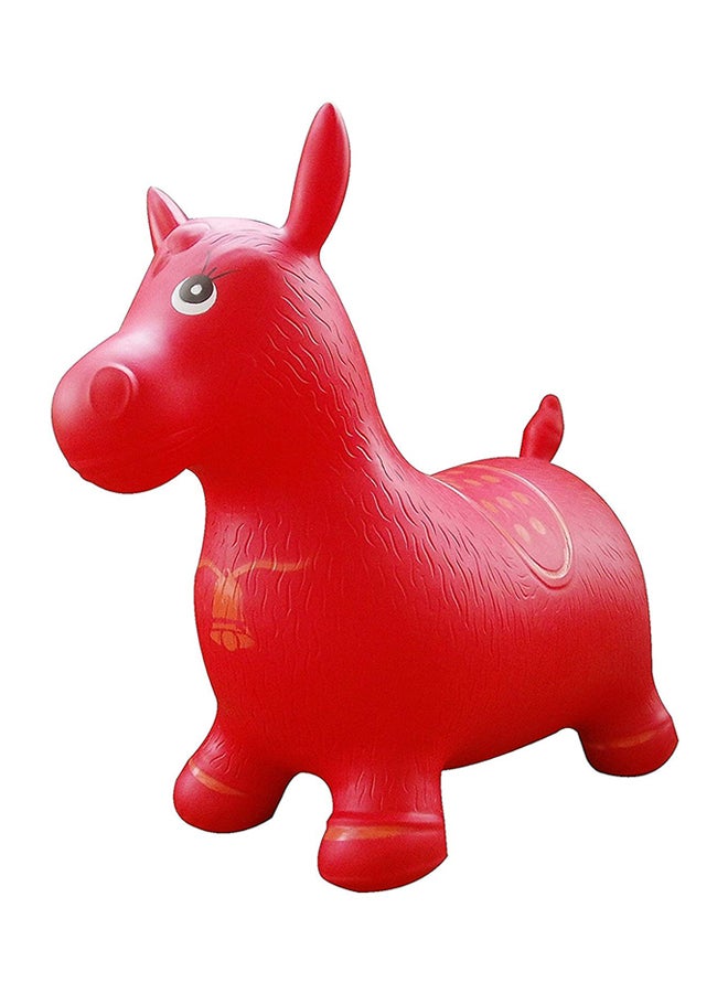 Rubber Jumping Horse Animal Figure - Image 1