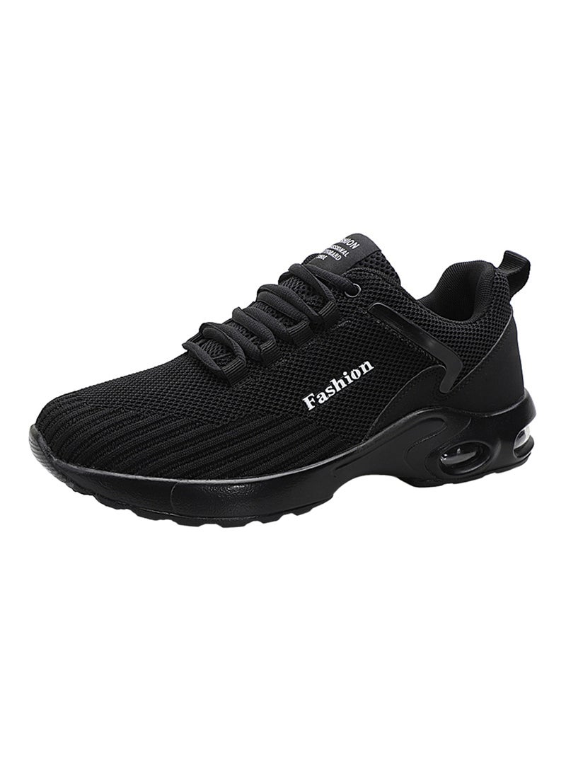 Generic Lace Up Trainers Black  - Image 1