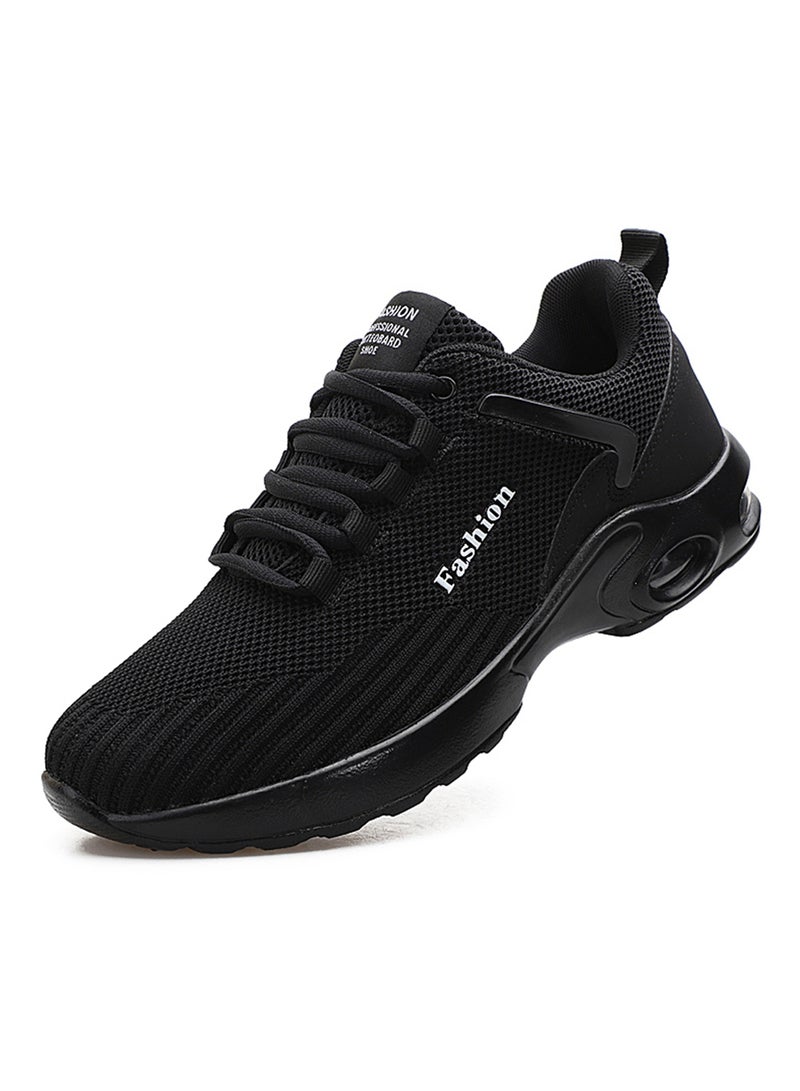 Generic Lace Up Trainers Black  - Image 2