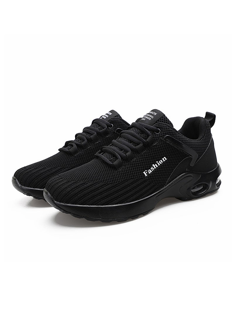 Generic Lace Up Trainers Black  - Image 3