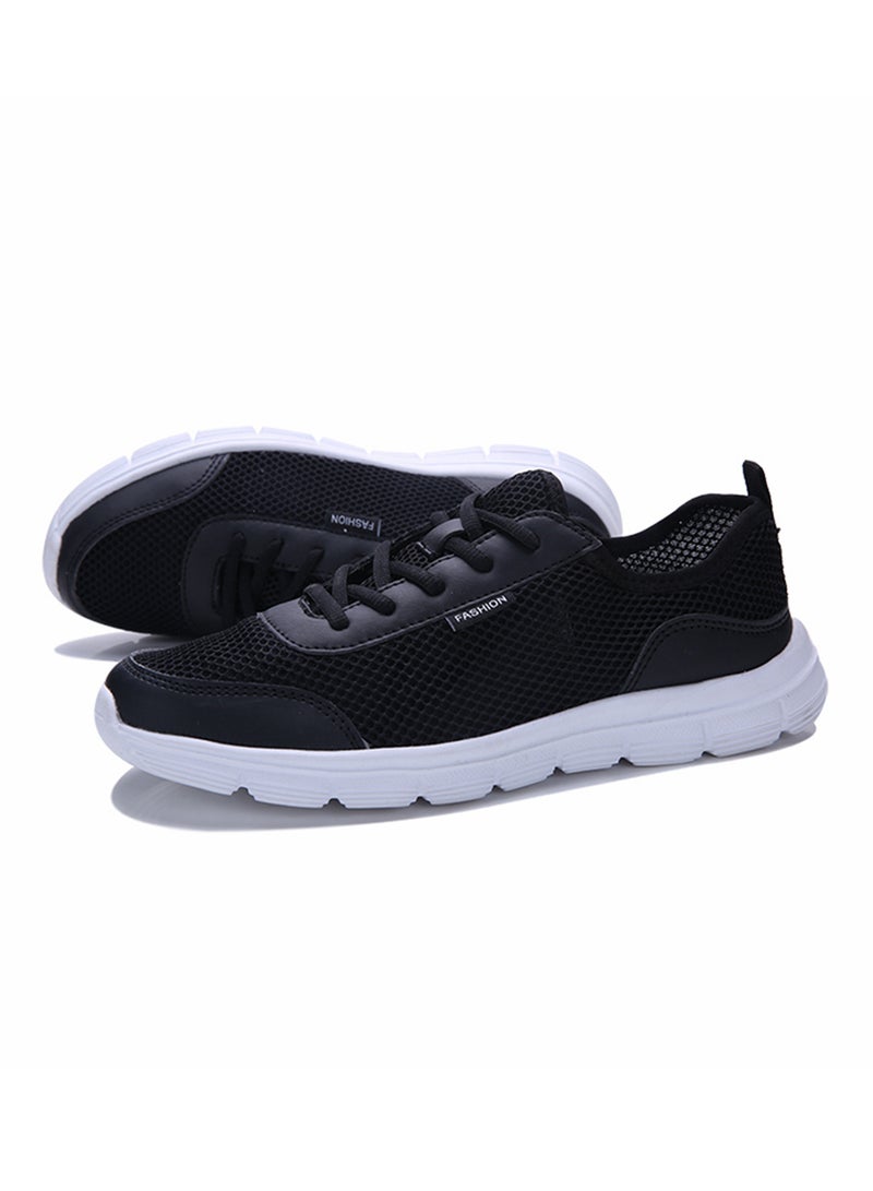 Generic Lace Up Trainers Black  - Image 3