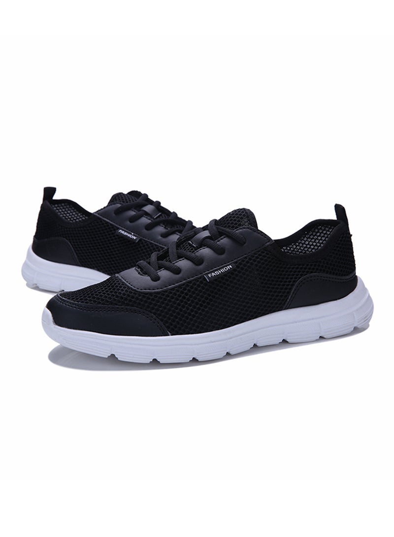 Generic Lace Up Trainers Black  - Image 4