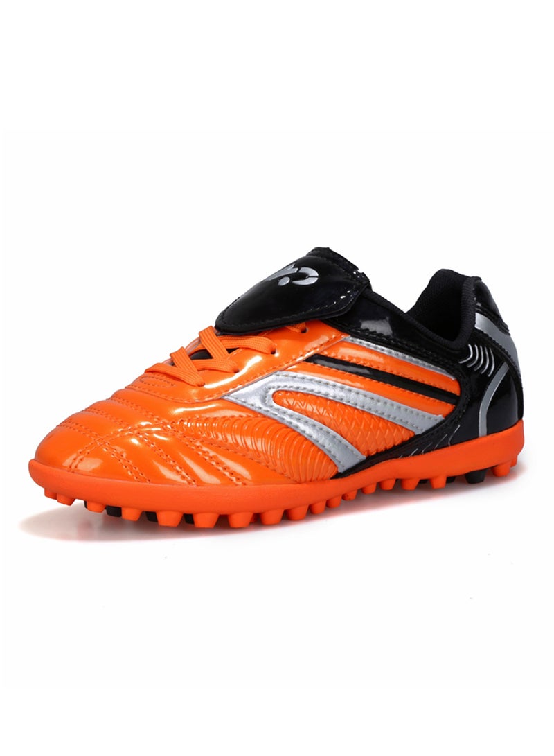 Generic Lace Up Trainers Orange/Black  - Image 2
