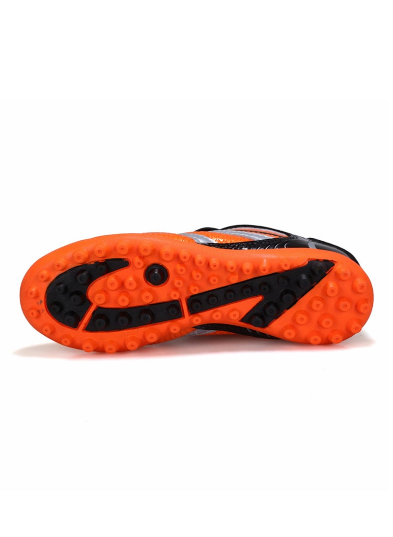 Generic Lace Up Trainers Orange/Black  - Image 4
