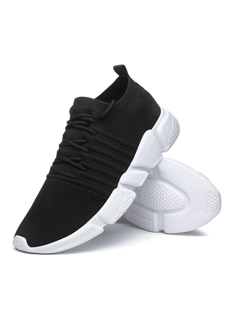 Lace Up Trainers Black  - Image 3