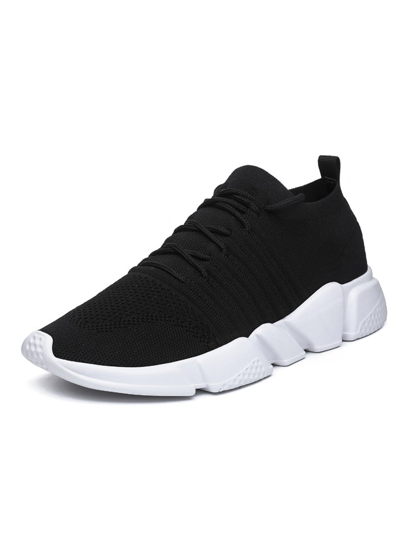 Lace Up Trainers Black  - Image 2