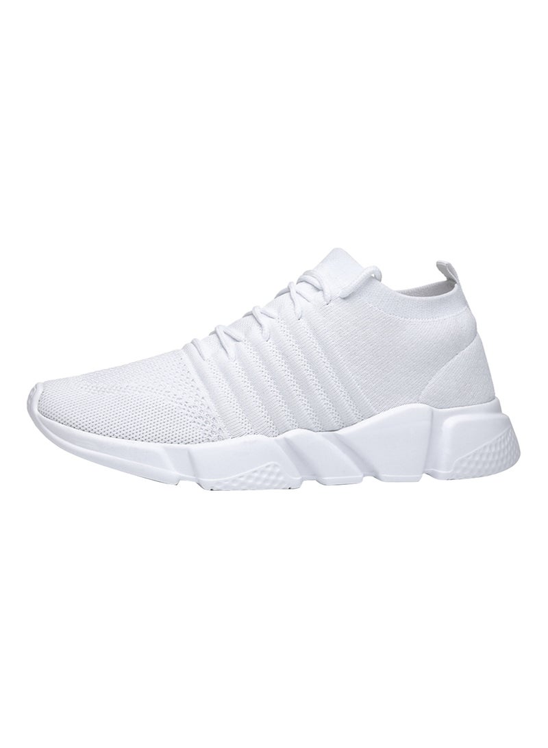 Generic Lace Up Trainers White  - Image 1
