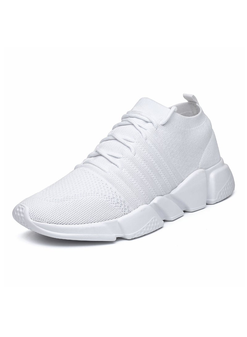 Generic Lace Up Trainers White  - Image 2