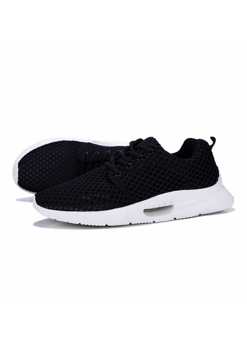 Lace Up Trainers Black  - Image 3