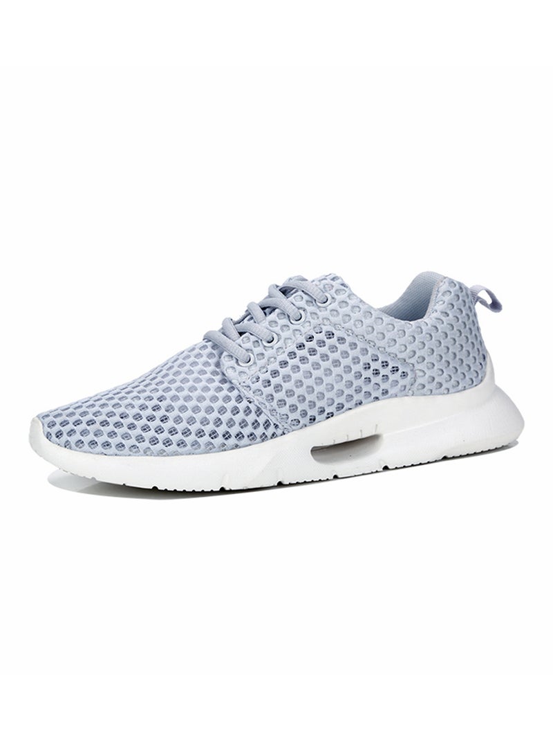 Generic Lace Up Trainers Grey  - Image 2