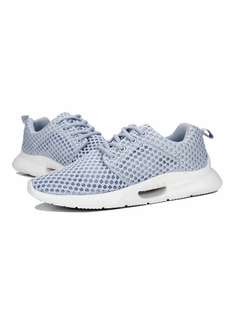 Generic Lace Up Trainers Grey  - Image 3
