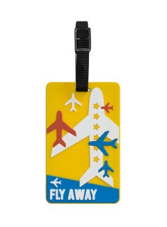 TangoTag Fly Away Luggage Tag Yellow/Blue/White  - Image 1