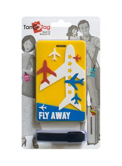TangoTag Fly Away Luggage Tag Yellow/Blue/White  - Image 3