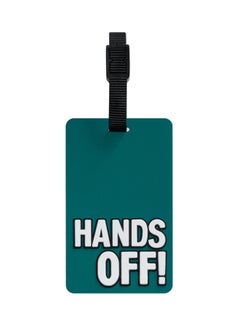 TangoTag Hands Off! Luggage Tag Green/White  - Image 1