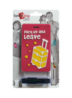 TangoTag Pack Up And Leave' - Luggage Tag Red/Yellow/White  - Image 3