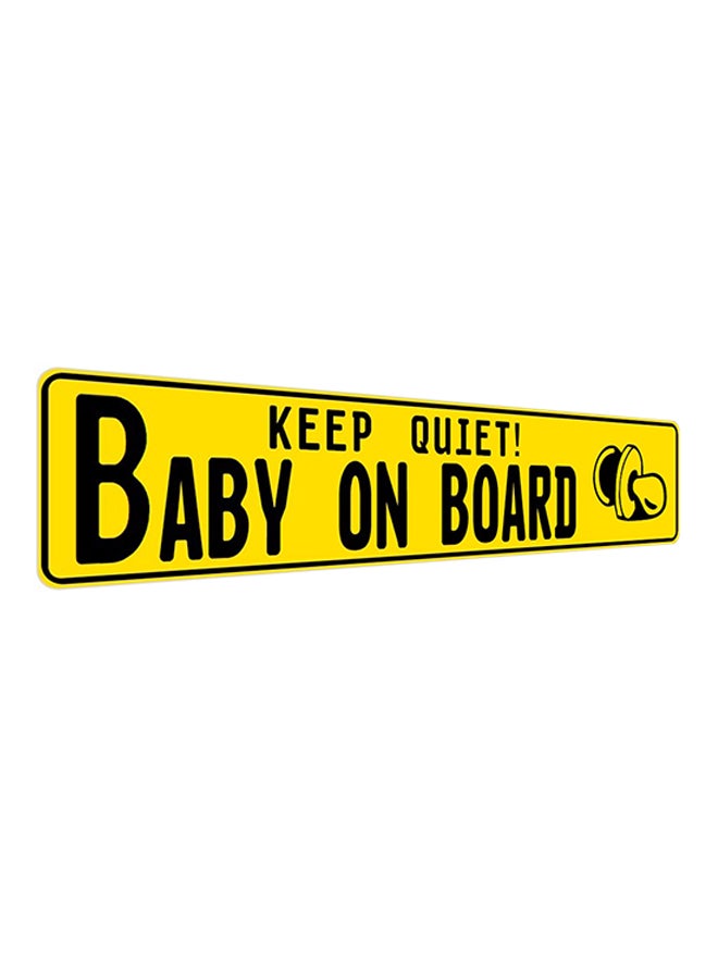 JEXPRESSIT Keep Quite! Baby On Board Sign Board - Image 2