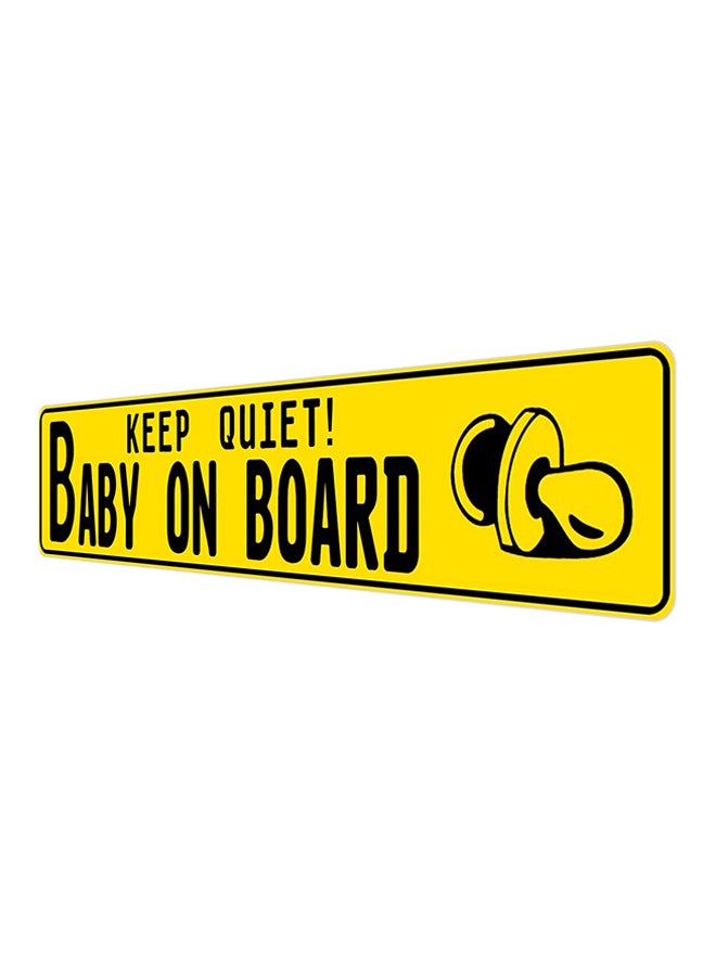 JEXPRESSIT Keep Quite! Baby On Board Sign Board - Image 4