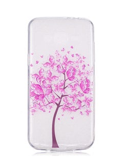 Protective Case Cover For Samsung Galaxy J3 2016 Pink/Clear