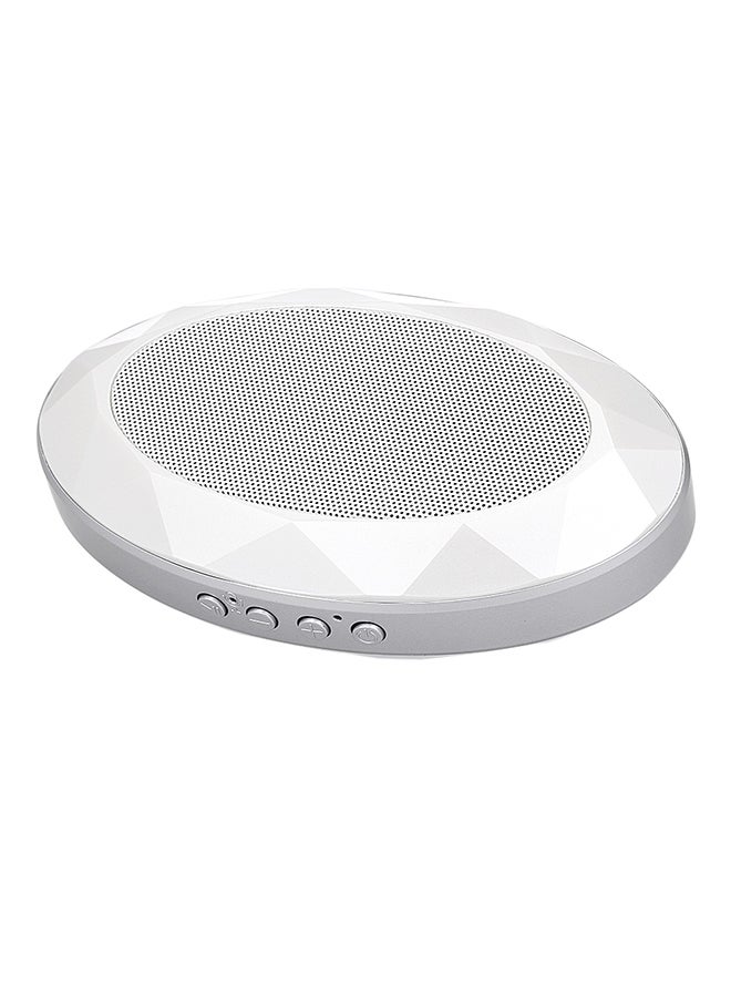 مضخم صوت بلوتوث بتصميم ألماسي V4643W أبيض - Image 3