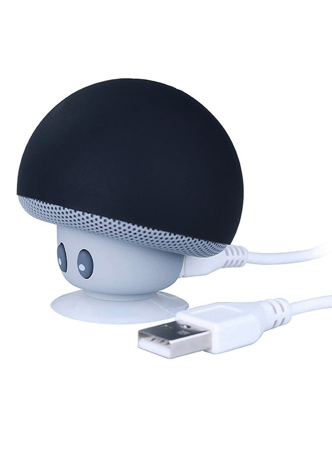 Mushroom Shape Waterproof Wireless Speaker Black - Image 2