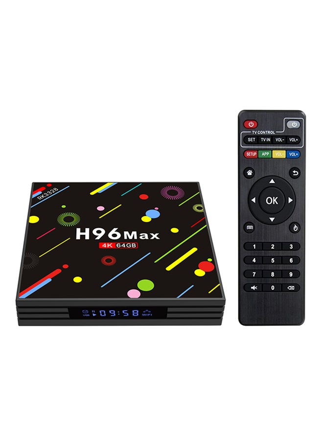 Android 7.1 Smart TV Box With WIFI And Lan V4246US Black  - Image 1