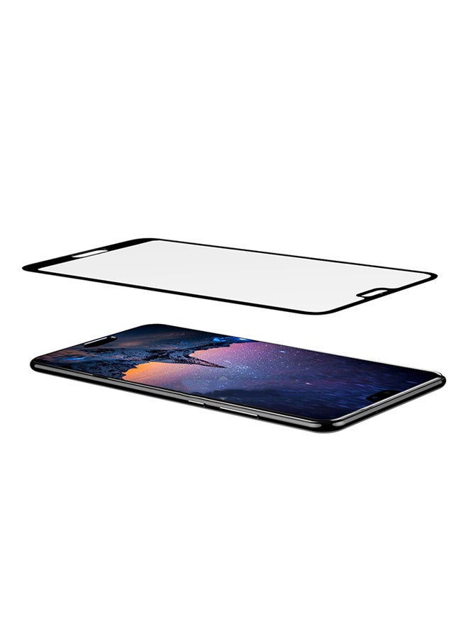 إينيكس لاصقة حماية الشاشة من الزجاج المقوى لهاتف هواوي P20 برو أسود/شفاف - Image 3