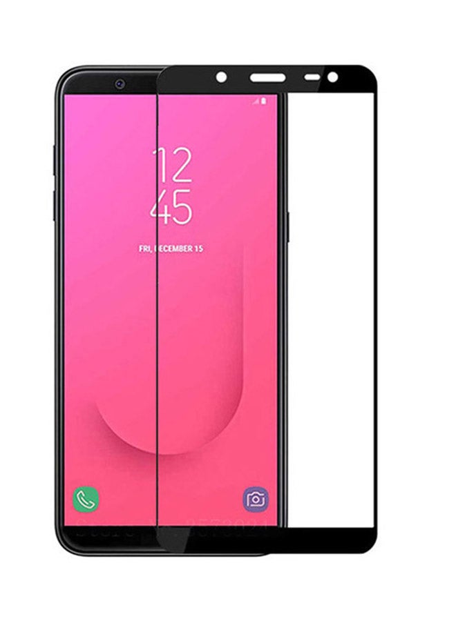 إينيكس لاصقة حماية الشاشة من الزجاج المقوى لهاتف سامسونج جالاكسي J8 إصدار (2018) أسود / شفاف - Image 1