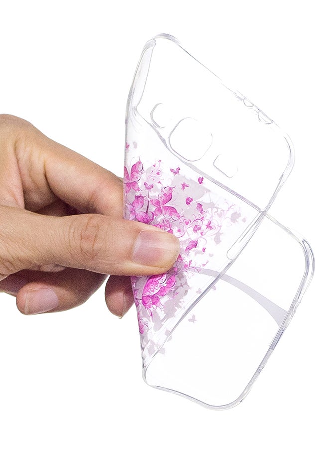 Generic - Protective Case Cover For Samsung Galaxy J3 2016 Pink/Clear - Image 1