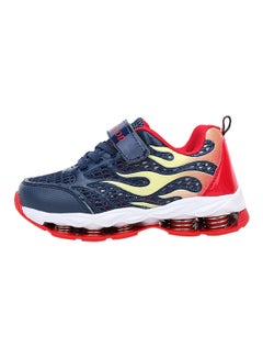 HUSK'SWARE Hook And Loop Trainers 2790 Blue/Red  - Image 1