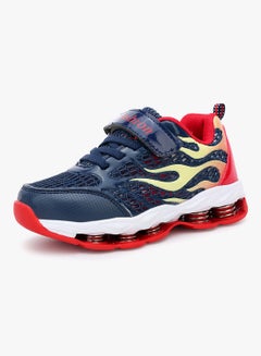 HUSK'SWARE Hook And Loop Trainers 2790 Blue/Red  - Image 2