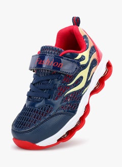 HUSK'SWARE Hook And Loop Trainers 2790 Blue/Red  - Image 3