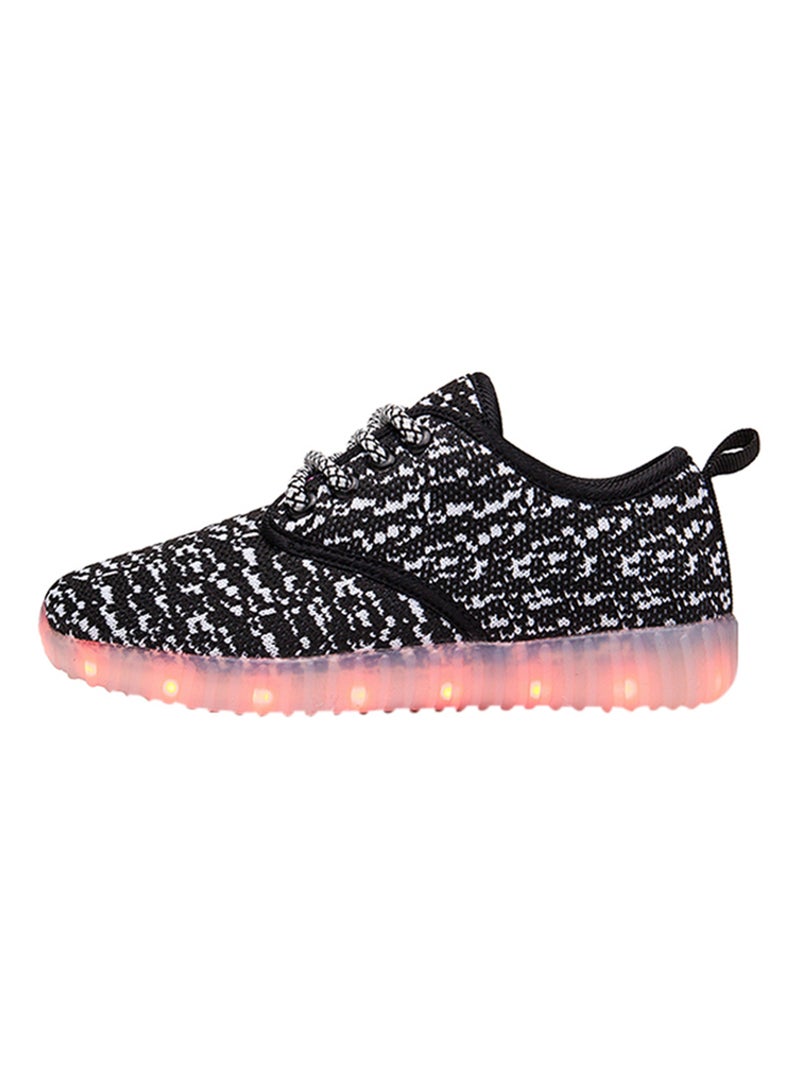 HUSK'SWARE - Lace Up Low Top Sneakers 360 Black - Image 1
